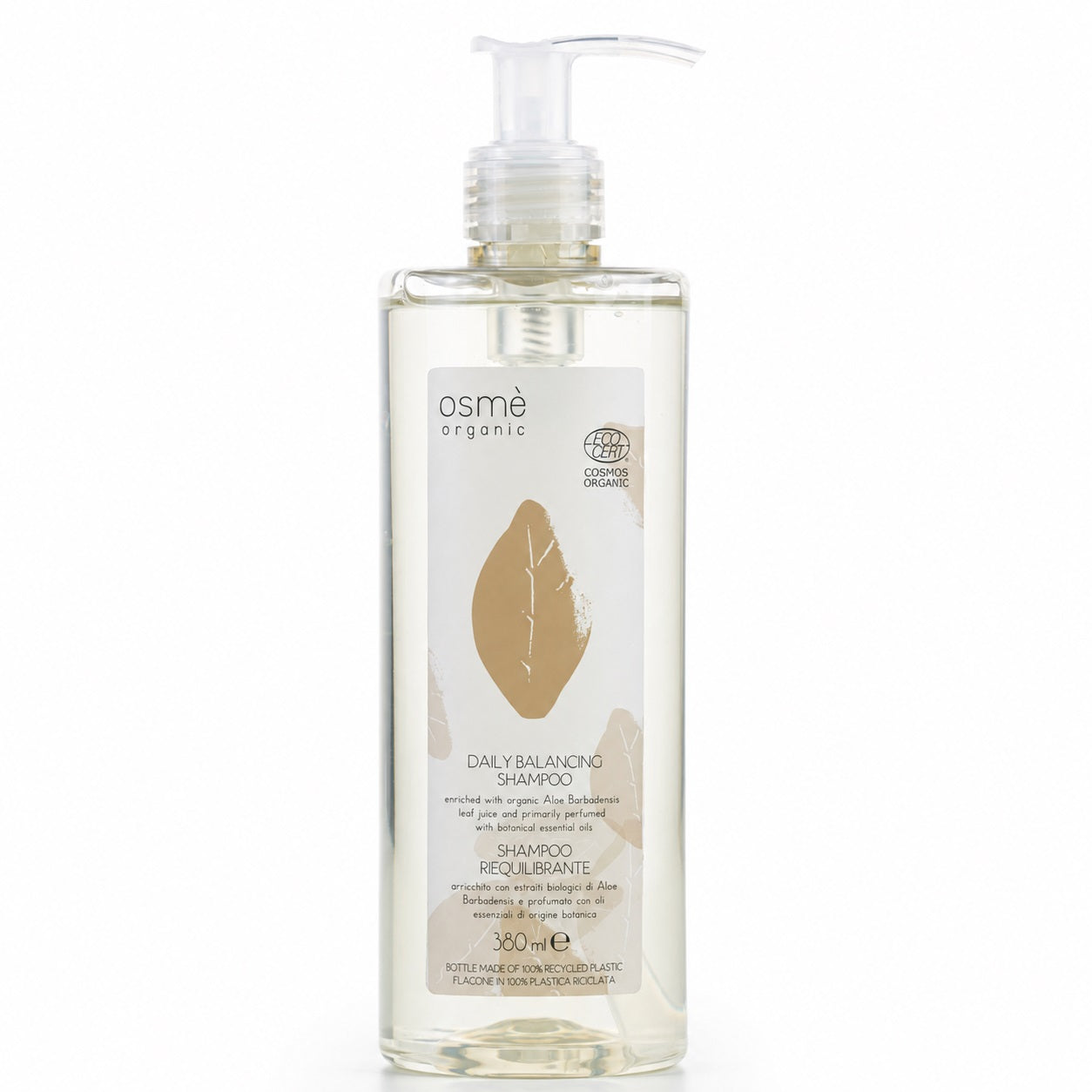 Osmè organic certified balancing shampoo (380 ml)