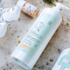 Dadaumpa 0months+ Nourishing Body Lotion Organic Certified (380 ml) in a pump dispenser