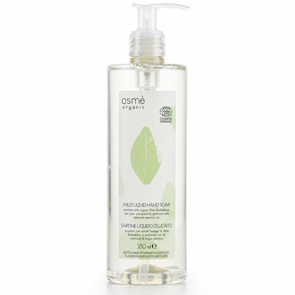 Osmè Mild Liquid Soap Organic Certified (380 ml)
