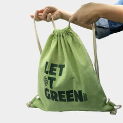Mochila de algodón reciclado