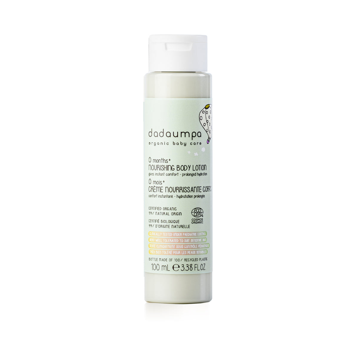 Dadaumpa 0+ Pflegecreme Bio Zertifiziert (100 ml)