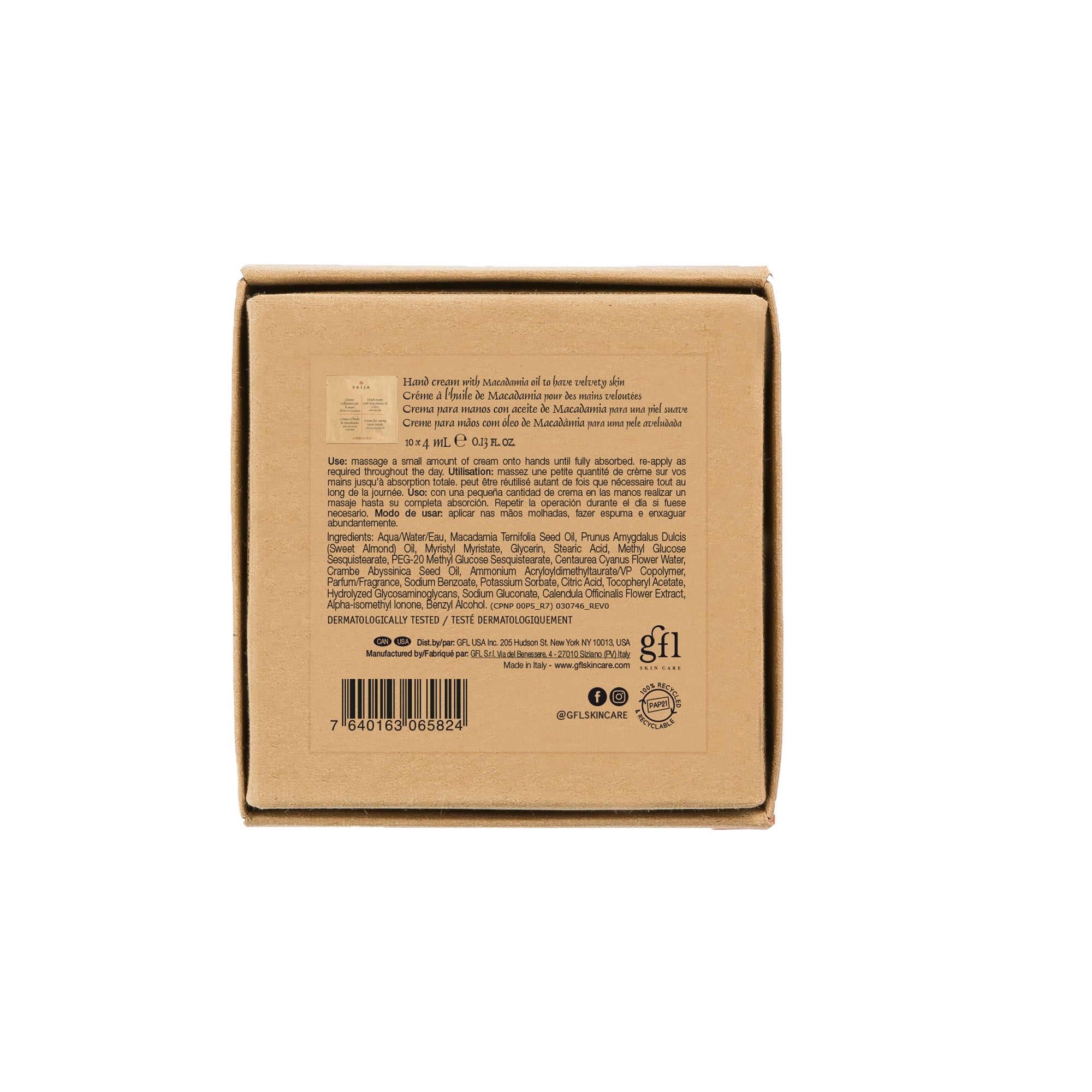 Prija Coffret Cadeau Soin Des Mains