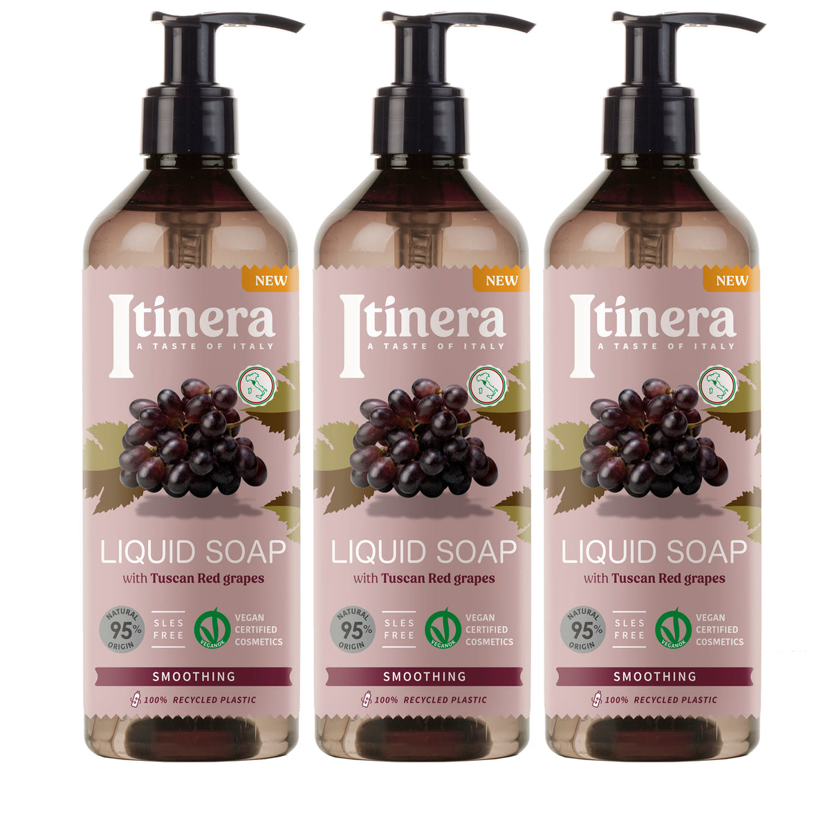 Itinera – Savon Liquide Veloutant 3 Pack X 370 ml