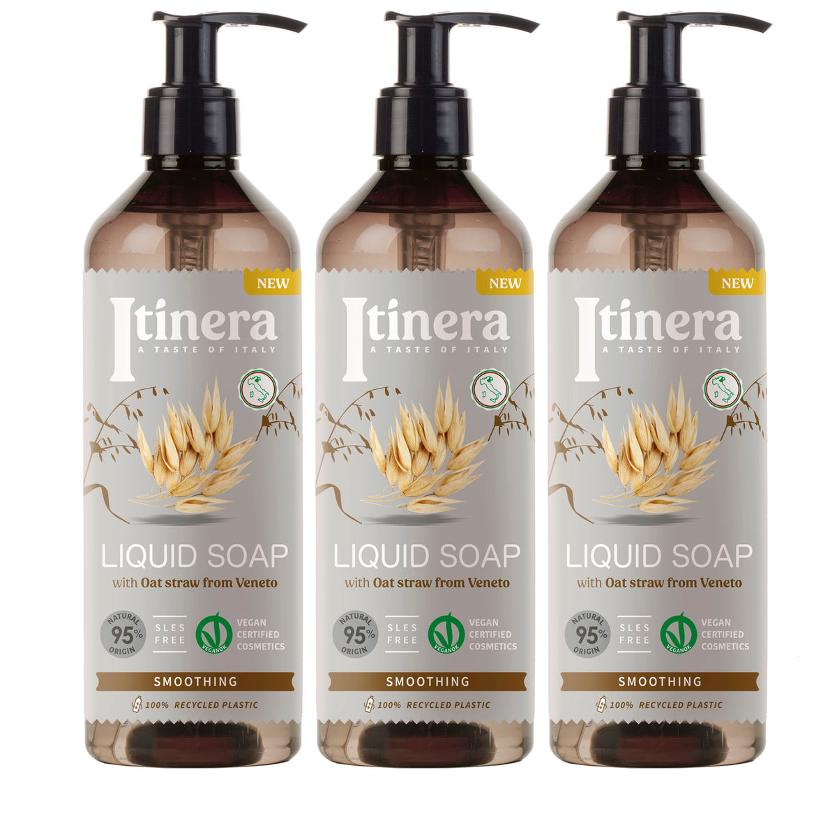 Itinera – Savon Liquide Apaisant 3 Pack X 370 ml