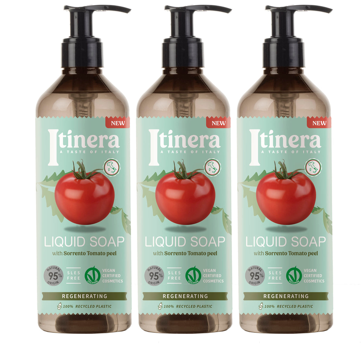 Itinera – Savon Liquide Régénérant 3 Pack X 370 ml