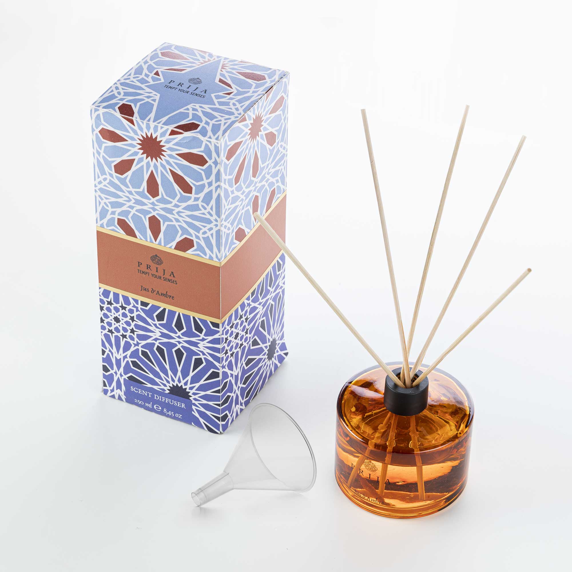 Prija Jus d’Ambre Deo Home Reed Diffuser, 200 ml