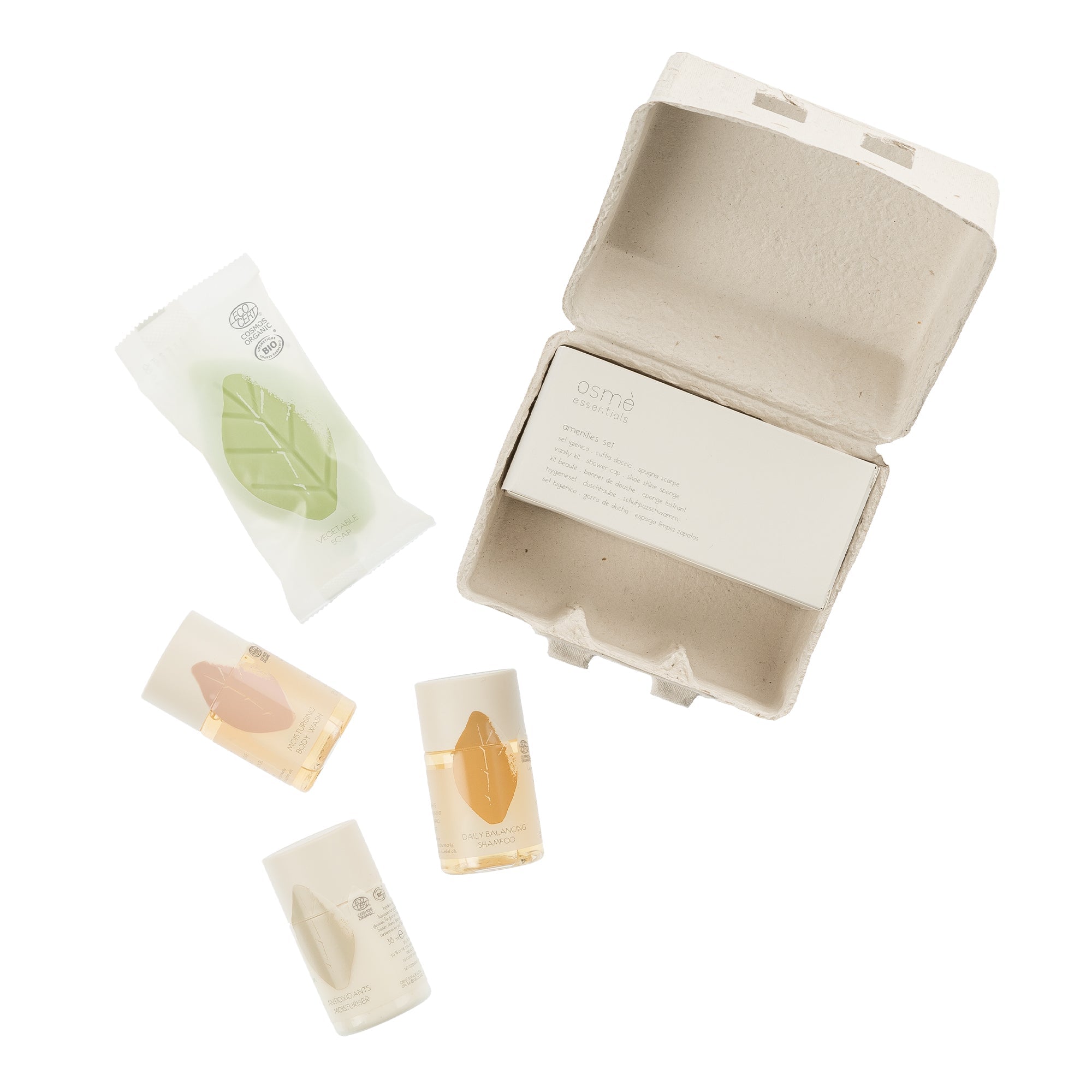 Osmè "Eggbox" Bath & Body Care Travel Set Organic Certified