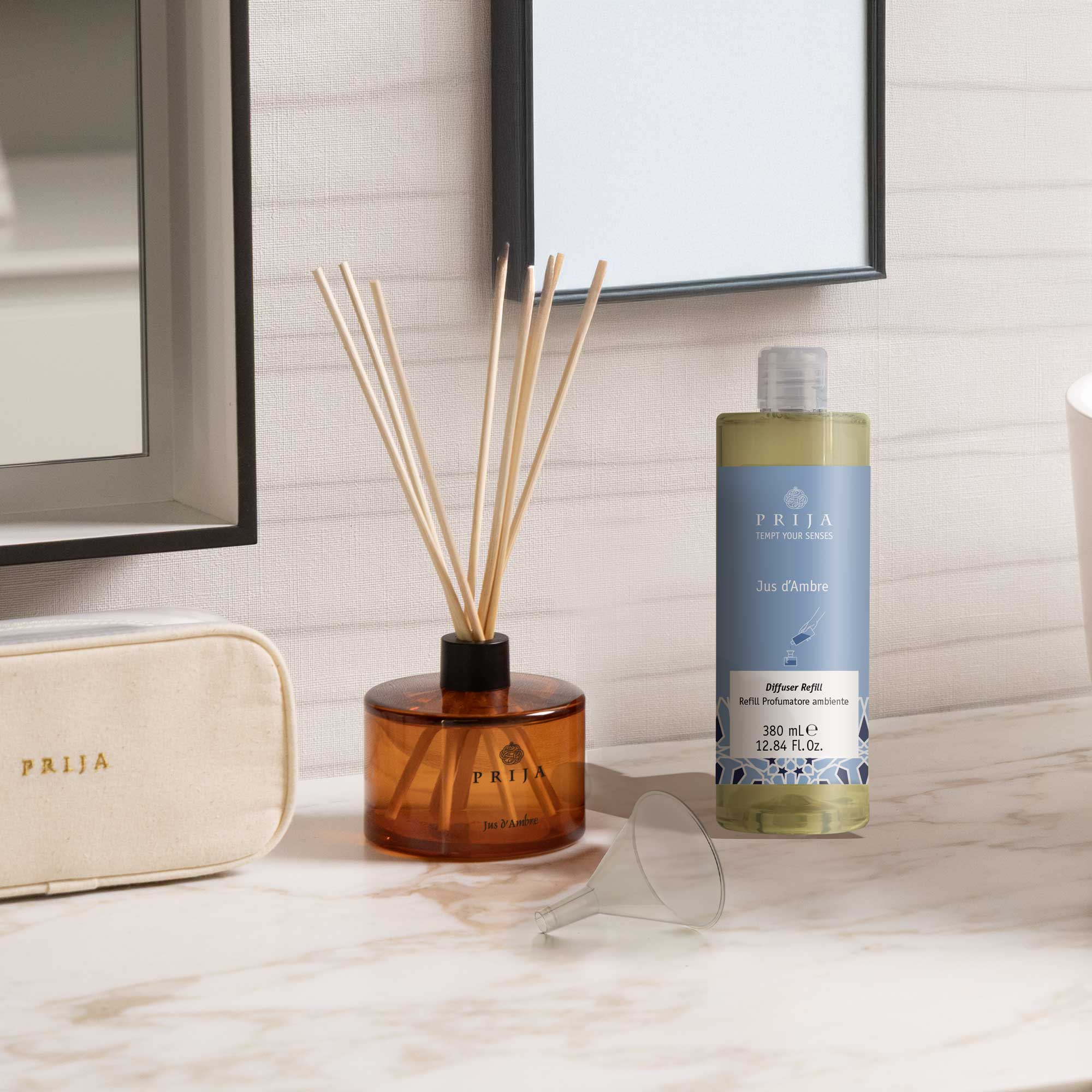 Prija Jus d’Ambre Refill Home Diffuser, 380 ml