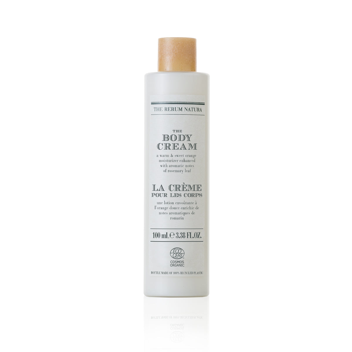 The Rerum Natura Body Cream Organic Certified (100 ml) travel size