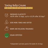 Prija Toning Body Cream in a pump dispenser