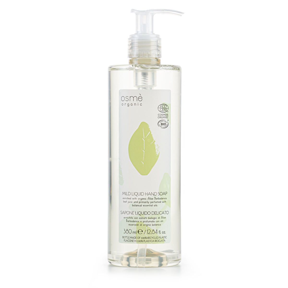 Osmè Mild Liquid Soap Organic Certified (380 ml)