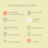 Dadaumpa 12months+ Wash And Shampoo Organic Certified (380 ml) scheme